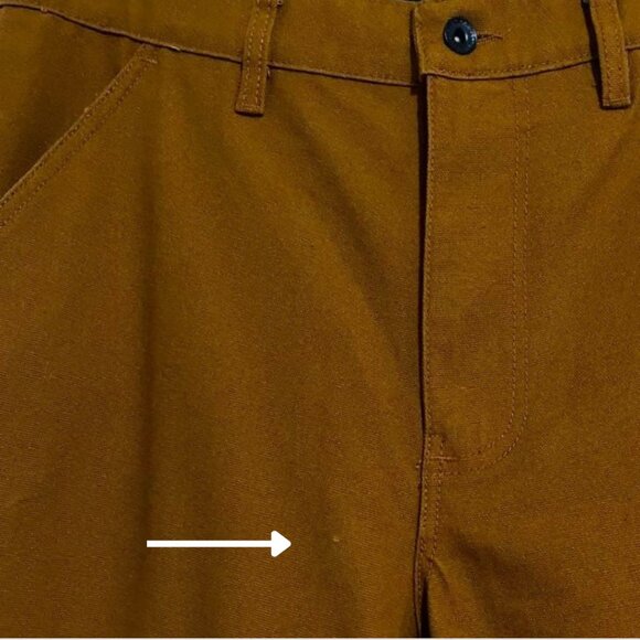 Empyre Vault Carpenter Pants Jeans Rust Brown Size 32 | Utility Workwear Style - Picture 12 of 15